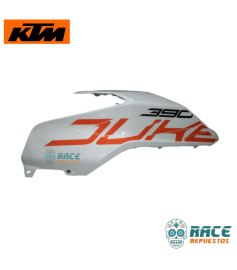 Tapa Tanque Derecha Blanca Duke 390 Original KTM