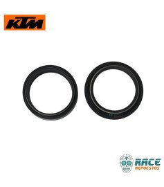 Reten De Barras y Guardapolvo Delantero Duke 200/250/390 / RC 200/390 / Adventure 250/390 / Husqvarna 200/250/401 Original KTM
