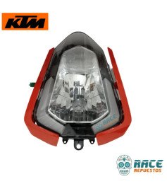 HEADLIGHT WITH SIDE MASK ORANGE RH ORANGE LH 