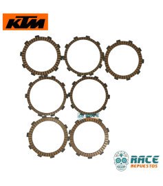 Discos Clutch Duke 250/390 / RC 390 / Adventure 250/390 / Husqvarna 250/401 Original KTM 
