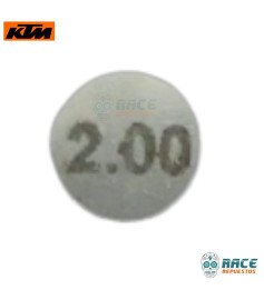 Moneda O Shims 2mm  Duke 200 / RC 200 / Husqvarna 200 Original KTM