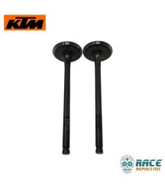 Válvulas De Escape Delgadas Duke 200 / RC 200 Original KTM 