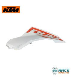 Tapa Tanque Derecha Blanca Duke 250 Gen 3 Original KTM 