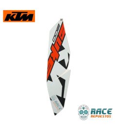 Calcomanía De Tapa Tanque Izquierdo Blanca Duke 200 Original KTM