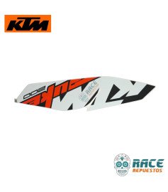 Calcomanía De Tapa Tanque Derecha Blanca DUKE 200 Original KTM 