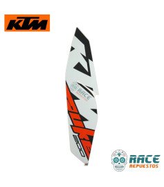 Calcomanía De Tapa Tanque Derecha Blanca DUKE 200 Original KTM 