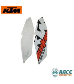 Calcomanía Para Cubierta De Tanque Derecho Izquierdo Blanco