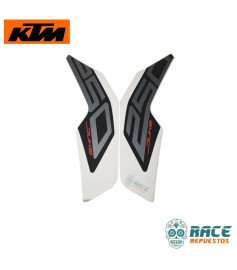 Calcomanía De Tanque Izquierdo Derecho Plateado