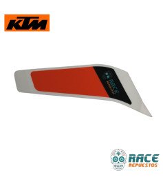 Calcomanía De Tapa Farola Izquierda Blanca Duke 200 Original KTM 