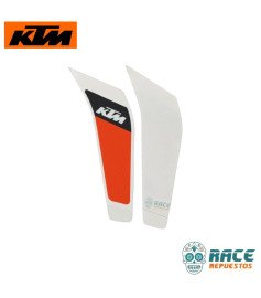 Máscara De Calcomanía Izquierda Derecha Blanca