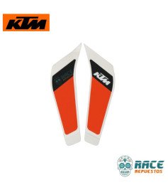 Máscara De Calcomanía Izquierda Derecha Blanca