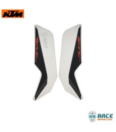 Calcomanía De Tanque Izquierdo Derecho Plateado