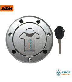 Tapa Tanque Combustible Con Llave Gris Duke 200 Clásica / 390 Clásica 